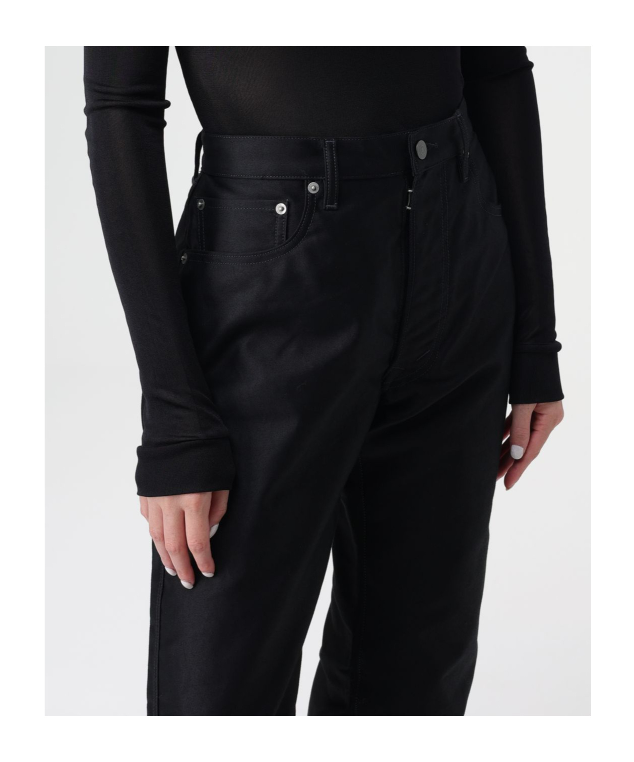 MAISON MARGIELA TAPERED TROUSERS