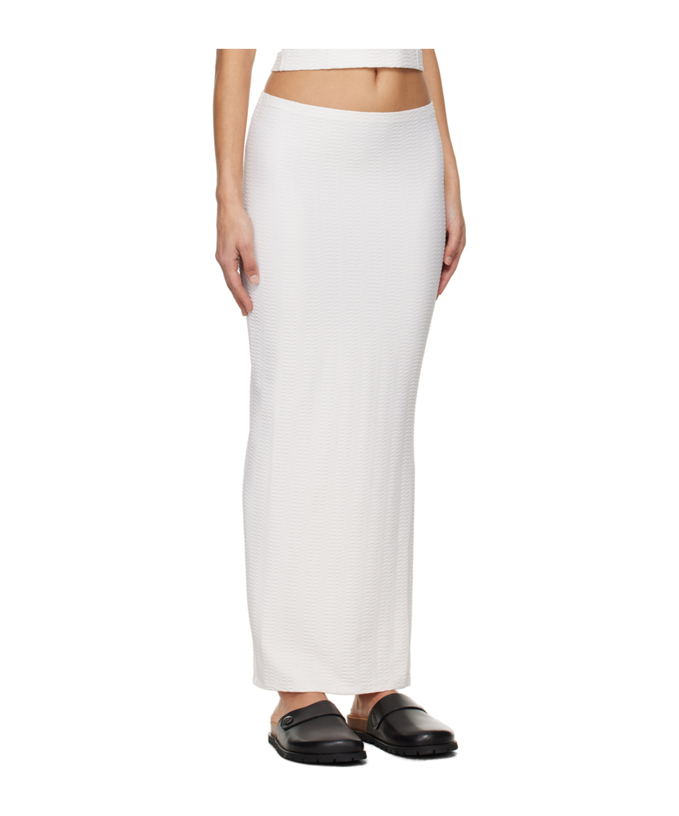Apc Salome Split Skirt In White