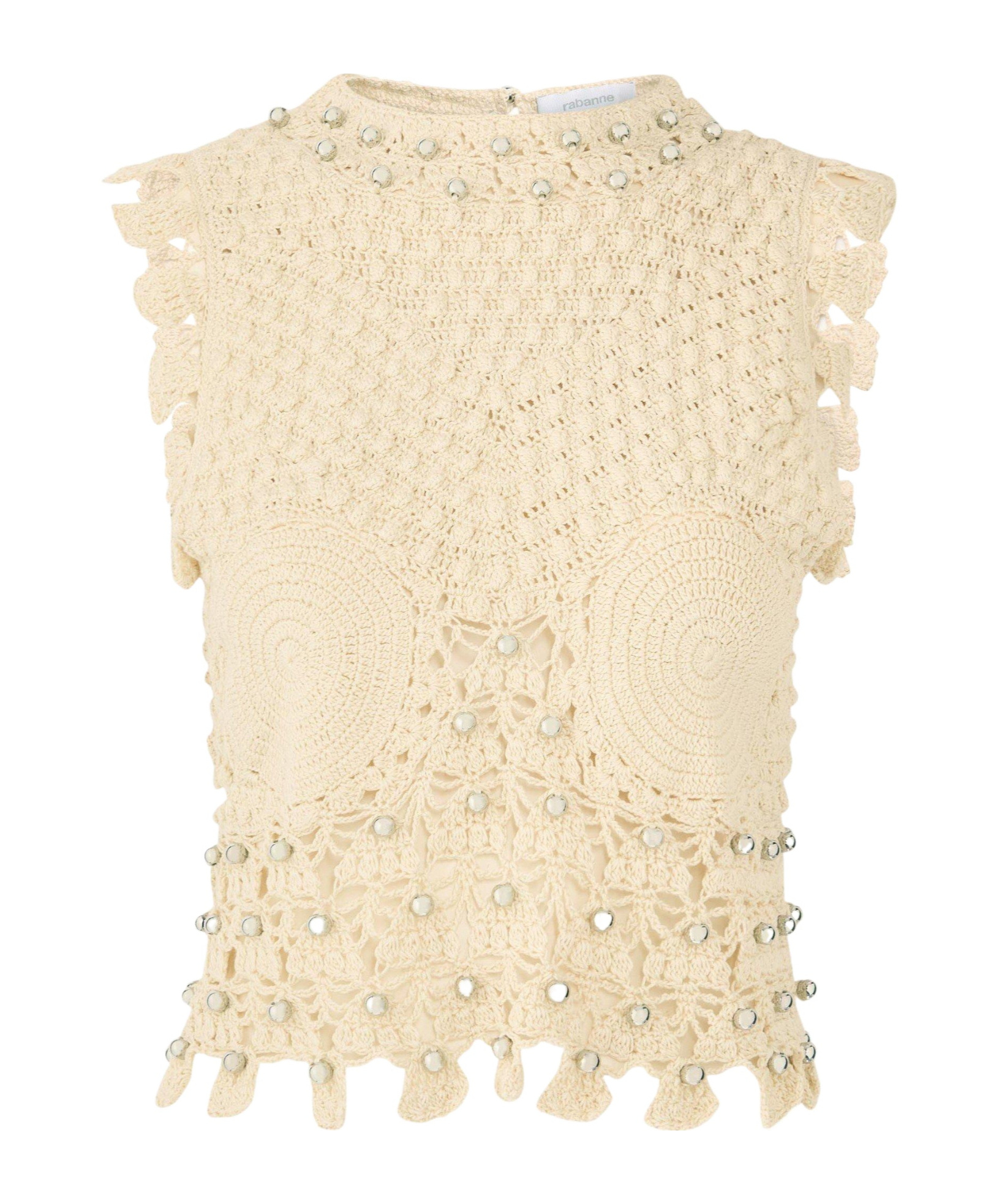 Rabanne Slim-fit Cropped T-shirt In Pink