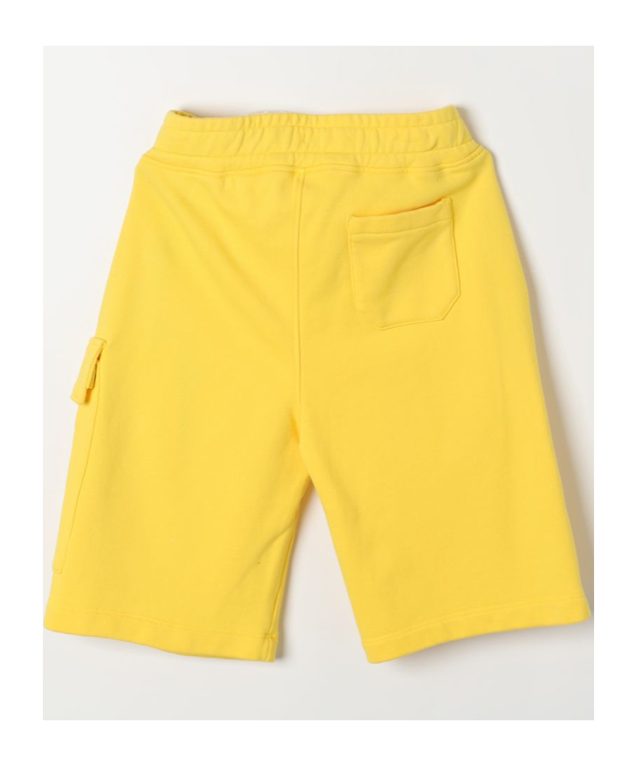 C.p. Company Loose Waist Shorts In Yellow