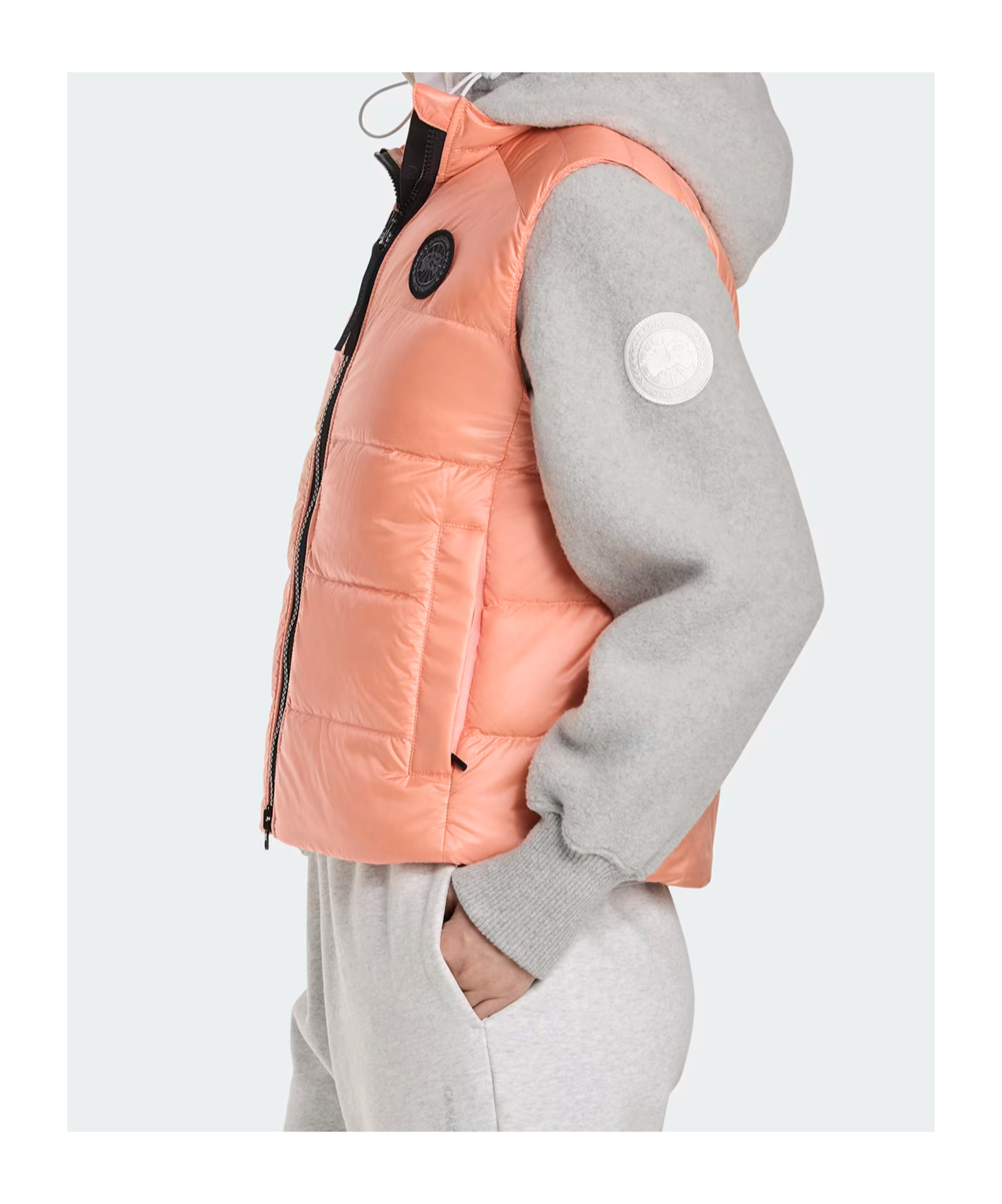 Canada Goose Cypress Vest Black Label In Pink