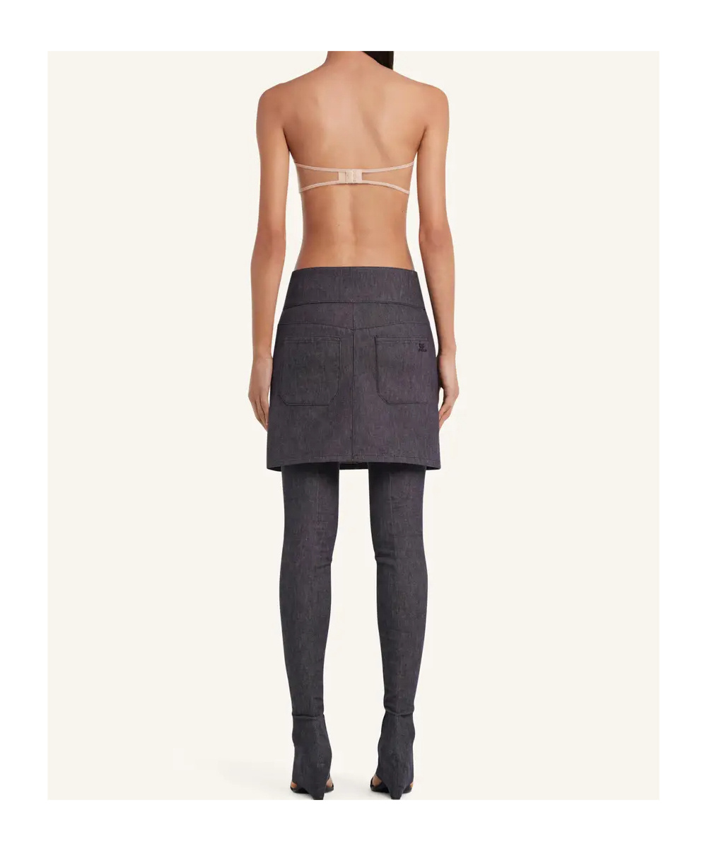 COURRÈGES BELTED MINI SKIRT