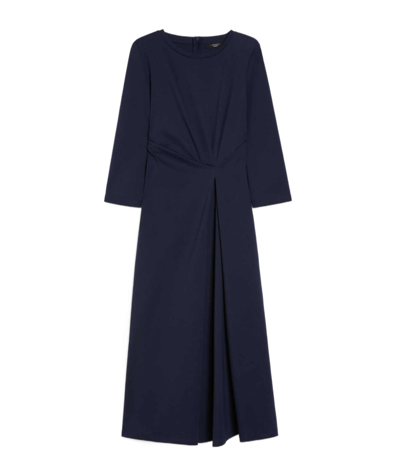 Weekend Max Mara Round-neck Dress In Black
