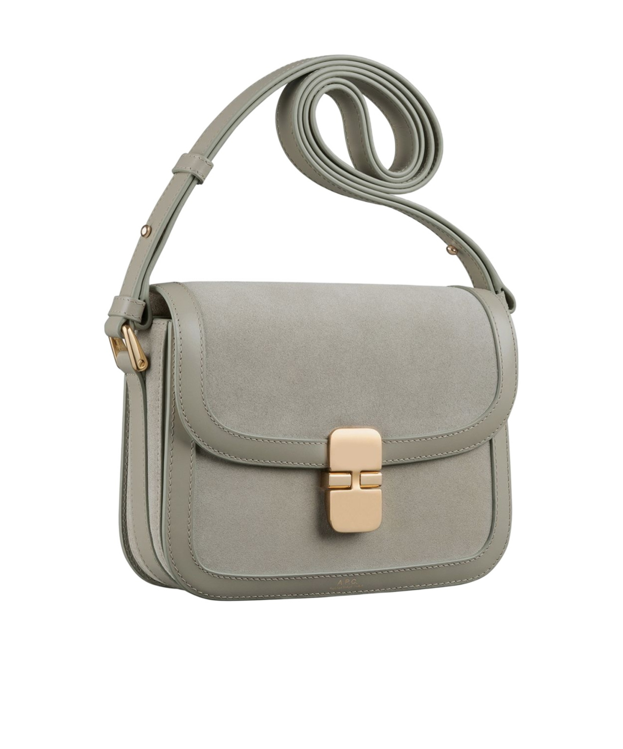 Apc Small Grace Shoulder Bag In Gray