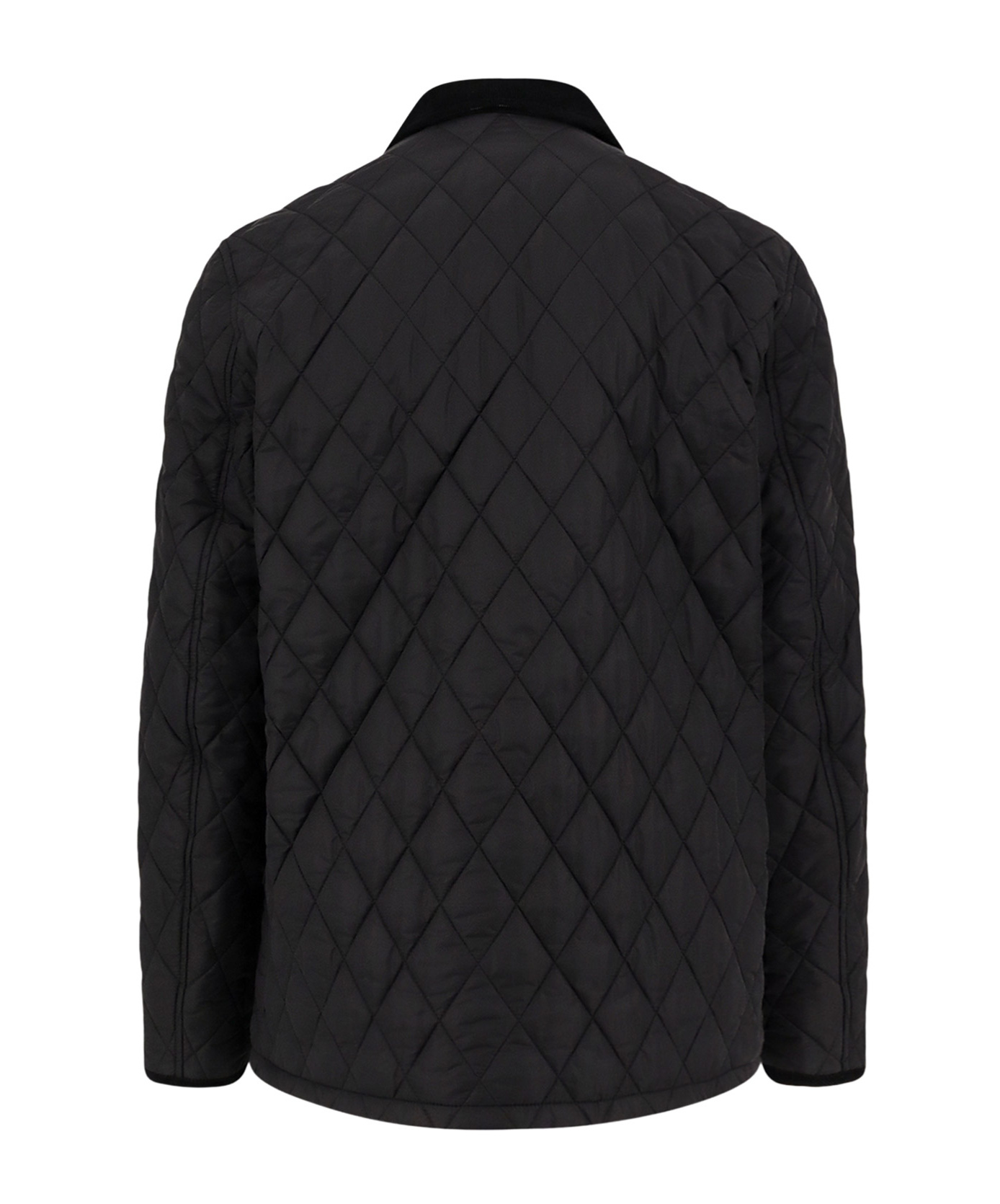 Burberry Haddington Quilted And Padded Jacket In Black