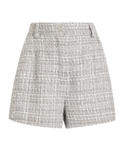 Dolce & Gabbana Tweed Shorts In White