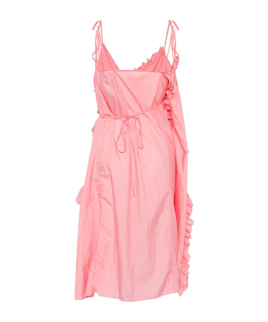 Cecilie Bahnsen Amilia Dress Shiki Light Taffeta Sorbet In Rose