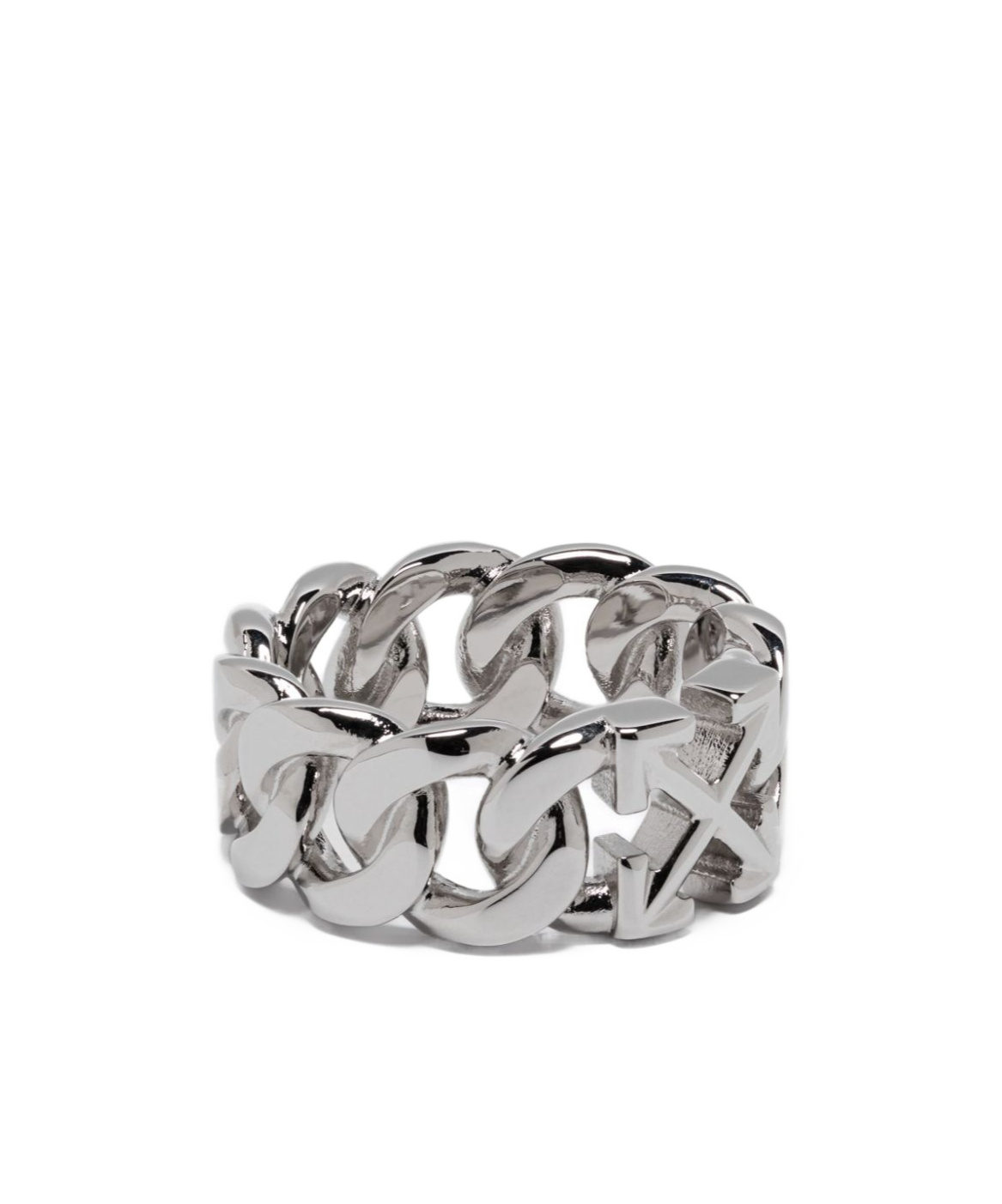 Off-white Arrow Ring In Gray