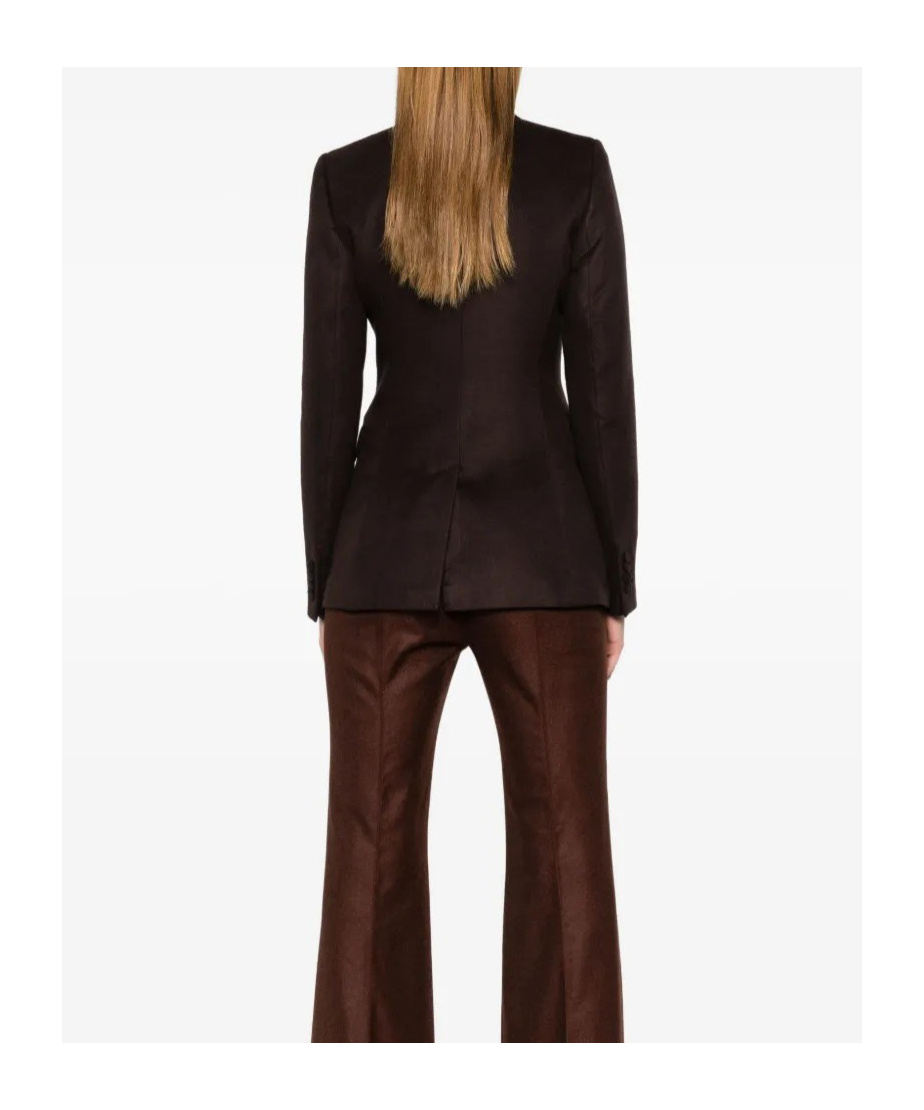 Gabriela Hearst Long-sleeved Suit Jacket In Brown