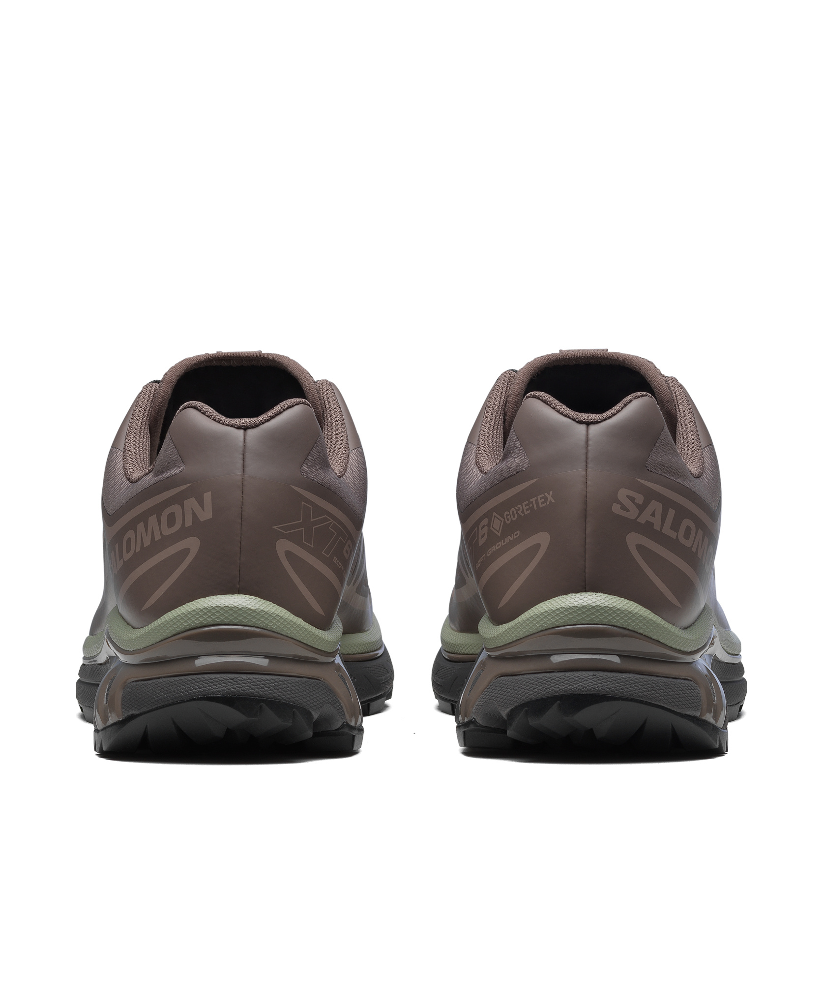 Salomon Xt-6 Gtx Round-head Sneakers In Black