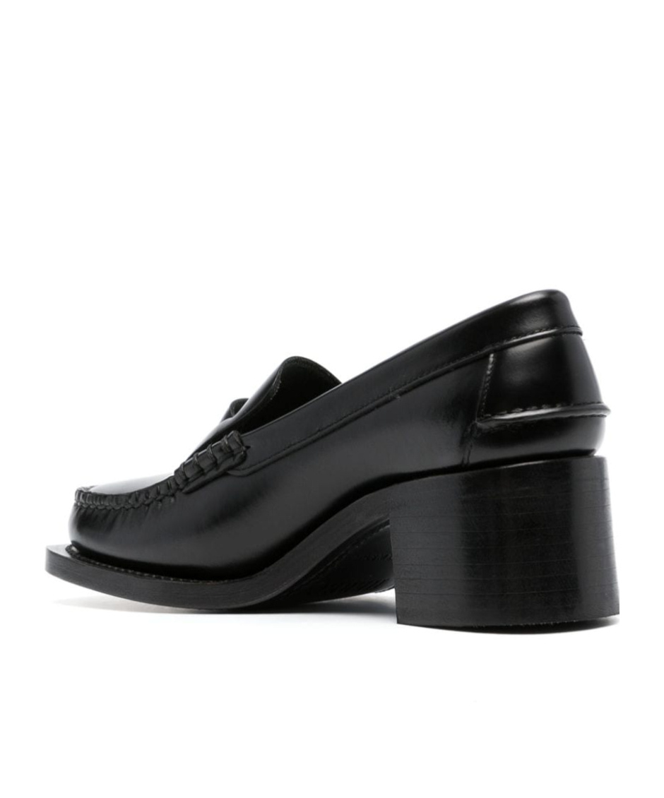Hereu Sineu 50mm Leather Loafers In Black