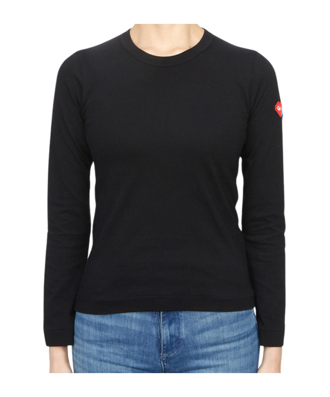 Comme Des Garçons Logo-patch Long-sleeve T-shirt