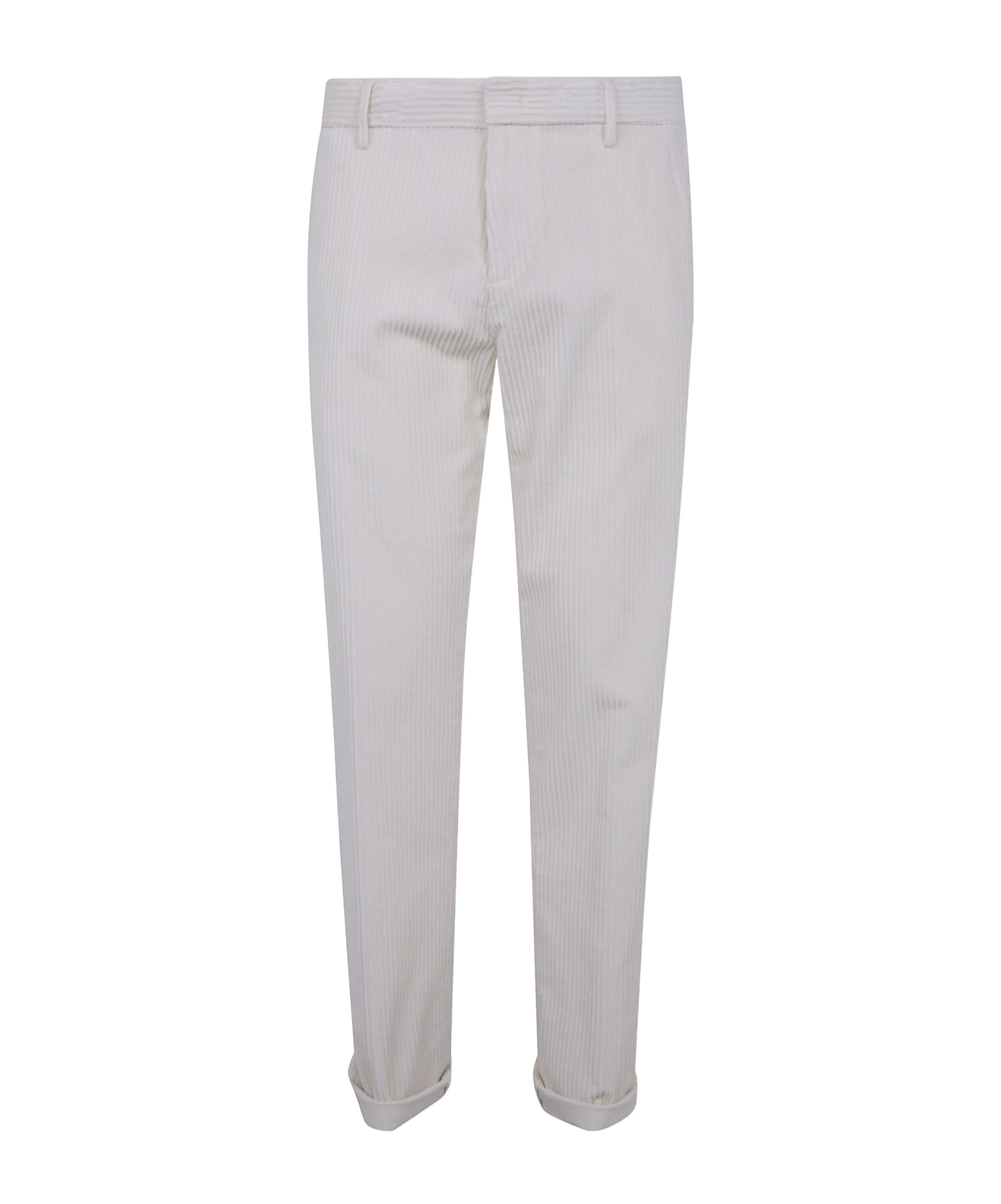 Dondup Gaubert Relaxed Trousers Rolled Cuffs In Gray