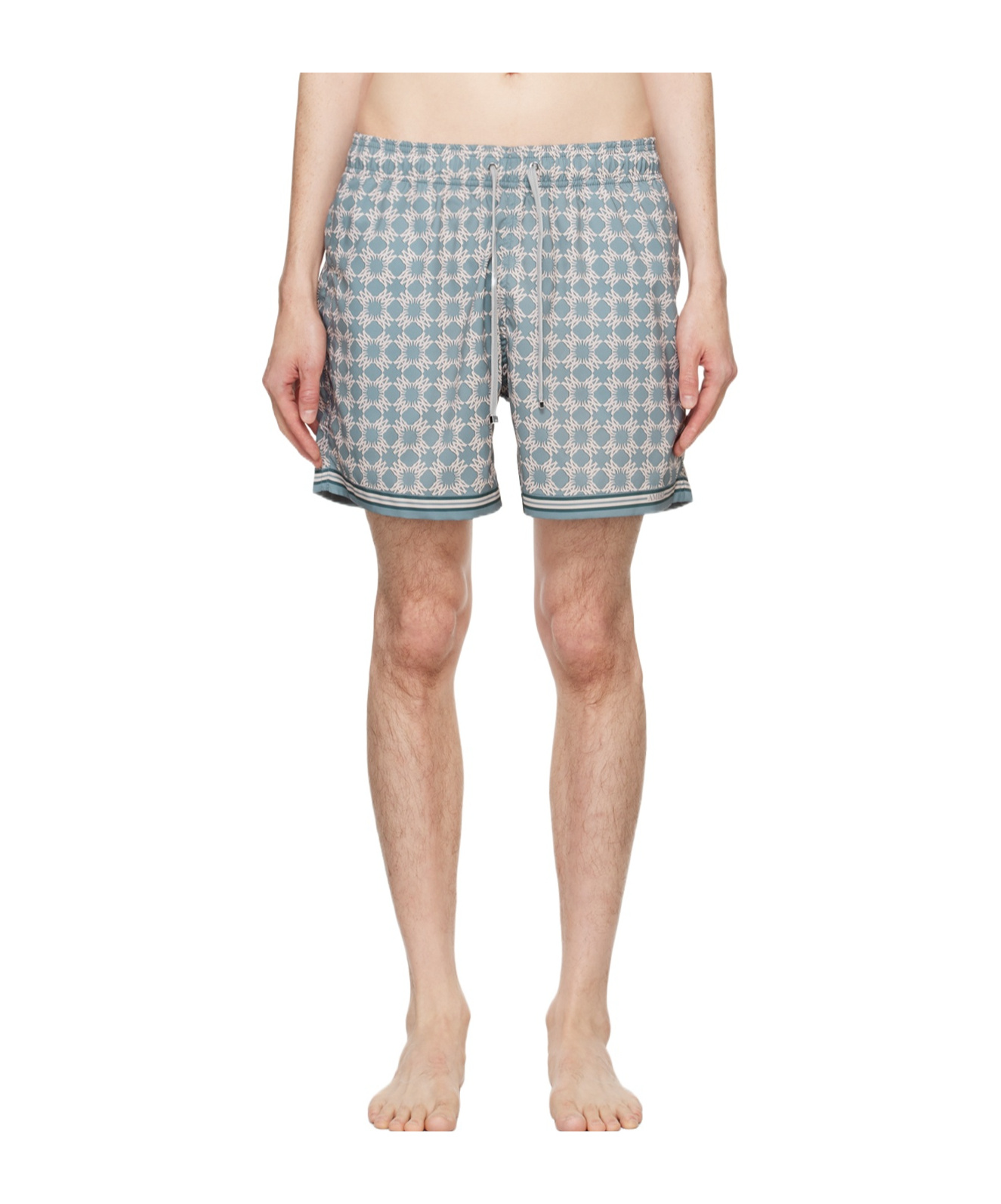 Amiri Ma-quad Printed Bermuda Shorts In Multicolor