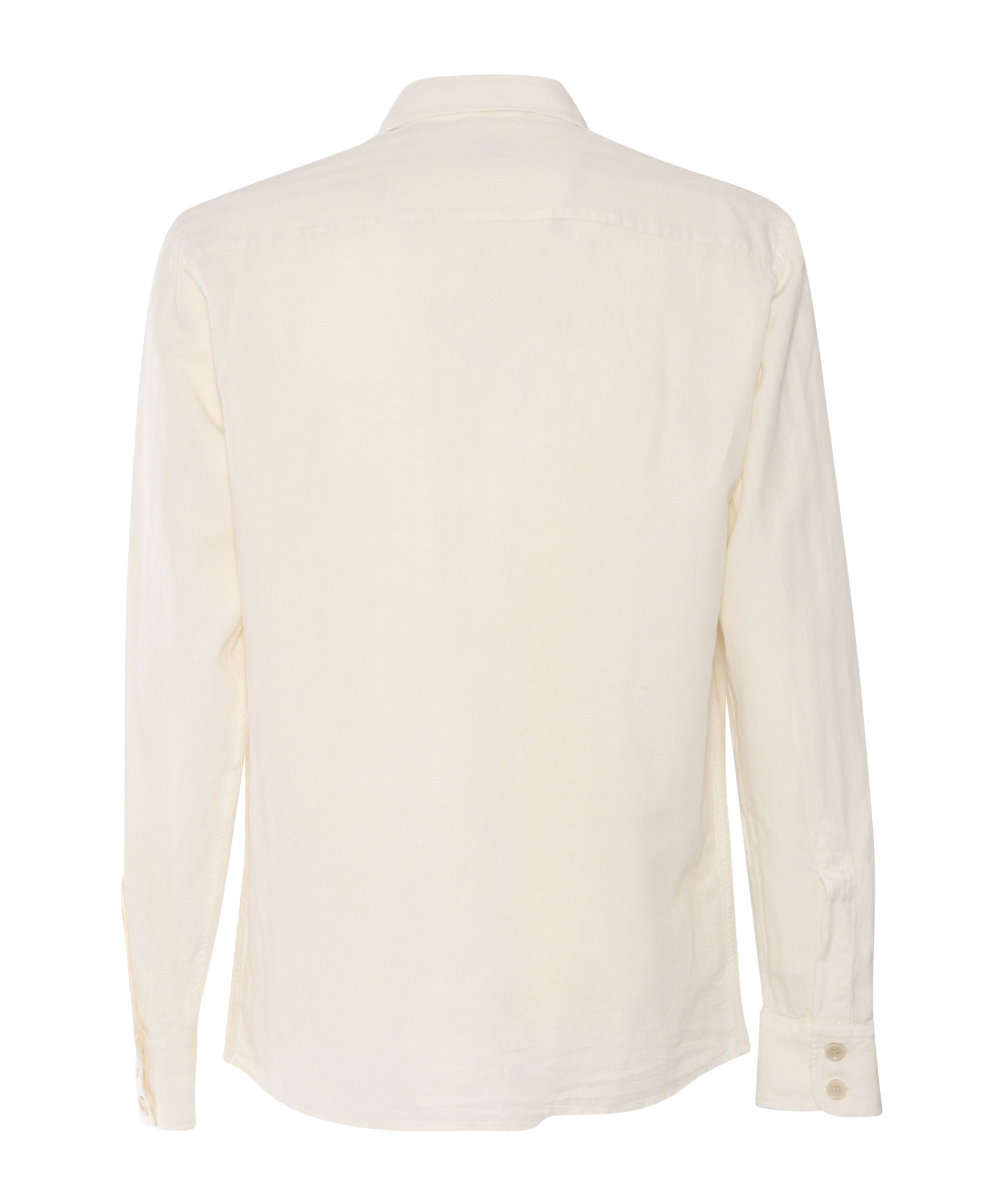 Aspesi Relaxed Fit Button-up Shirt With Two Chest Pockets In Neutral