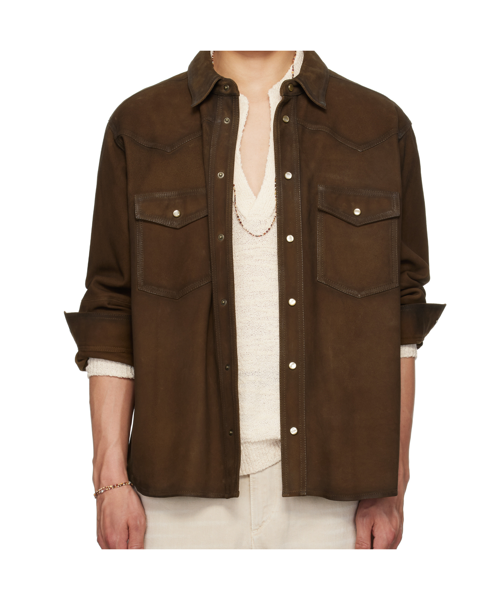 Isabel Marant Adrian Shirt In Brown
