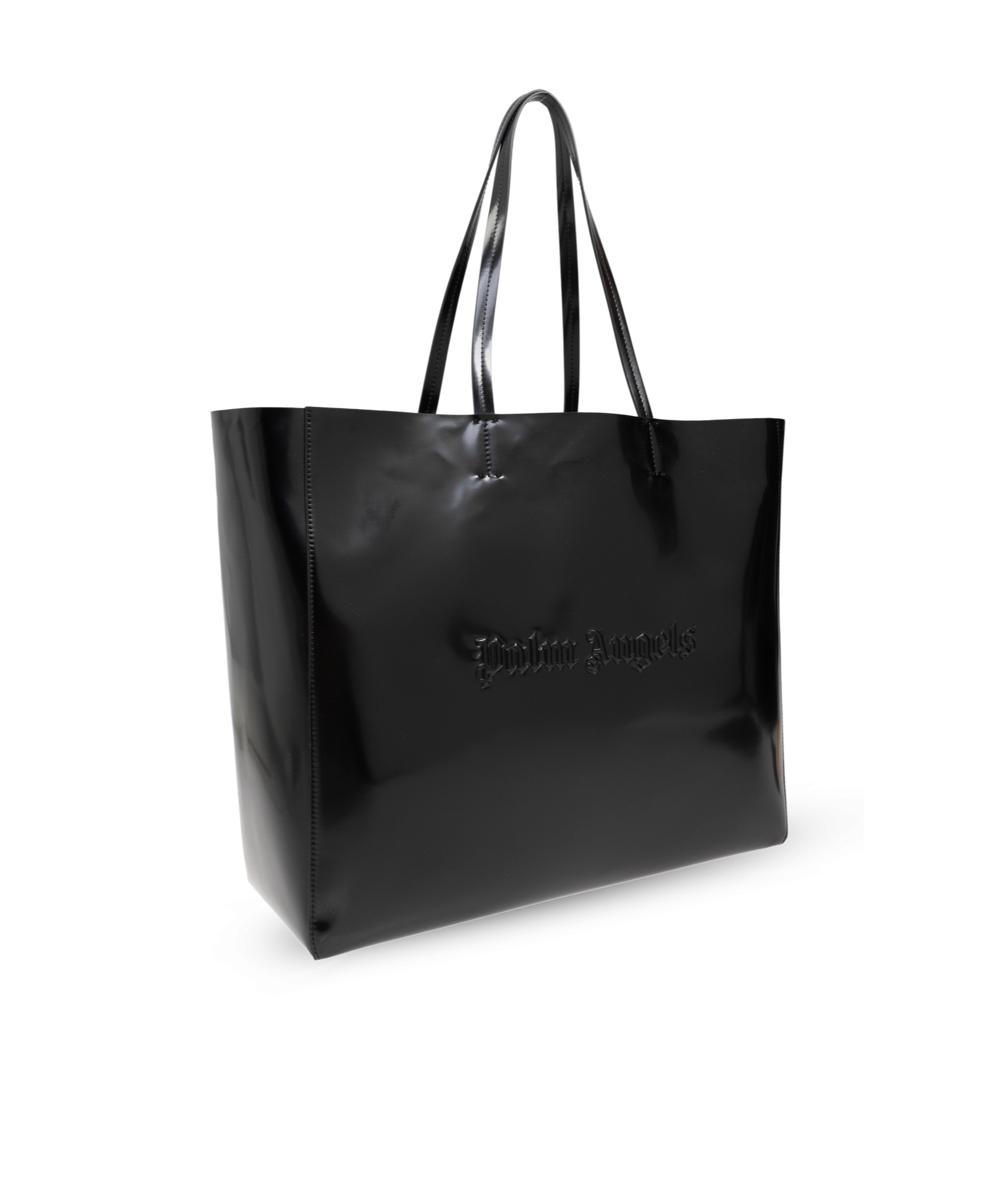 Palm Angels Logo-embossed Tote Bag In Black