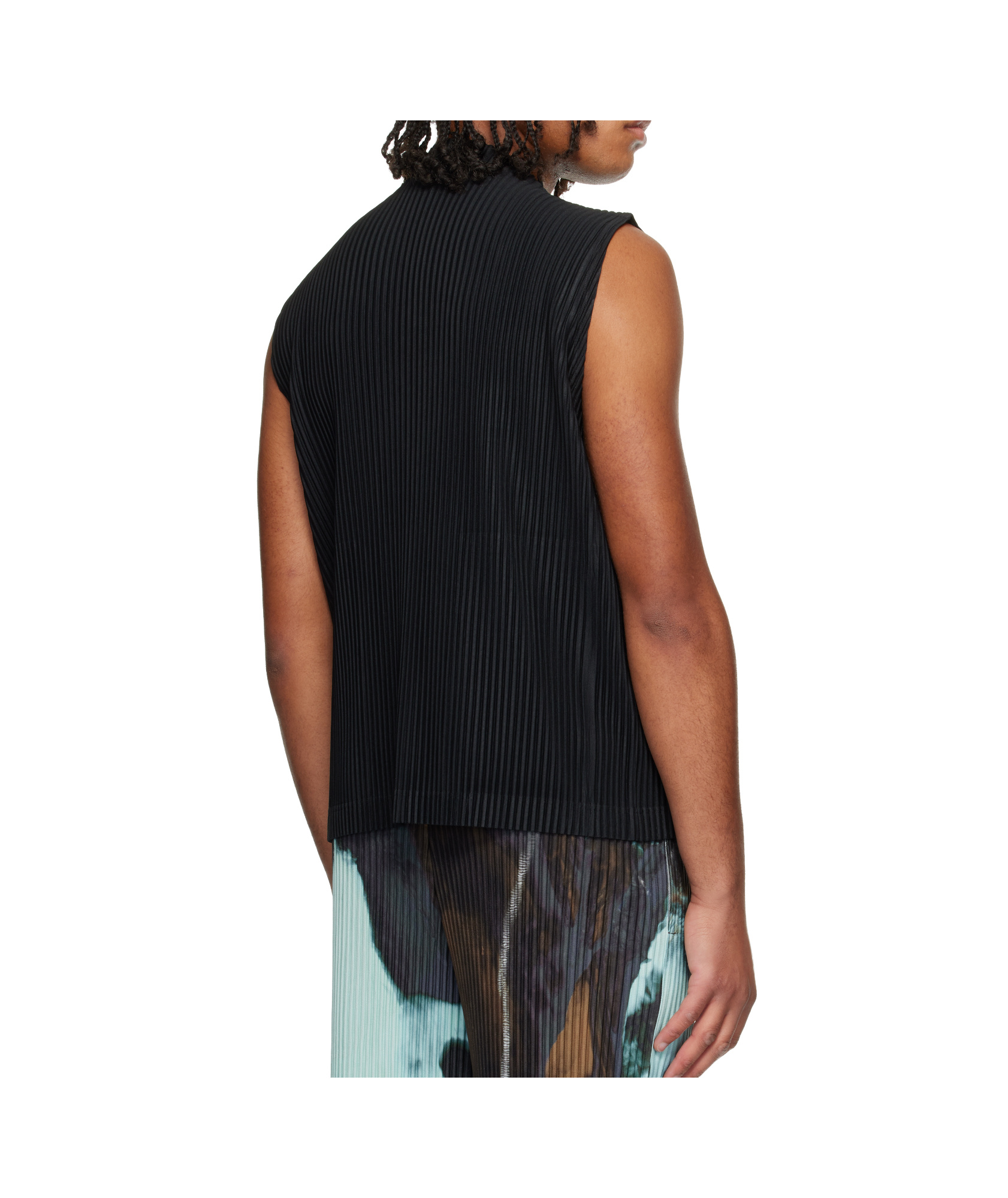 Issey Miyake Black Monthly Color July Tank Top In Black