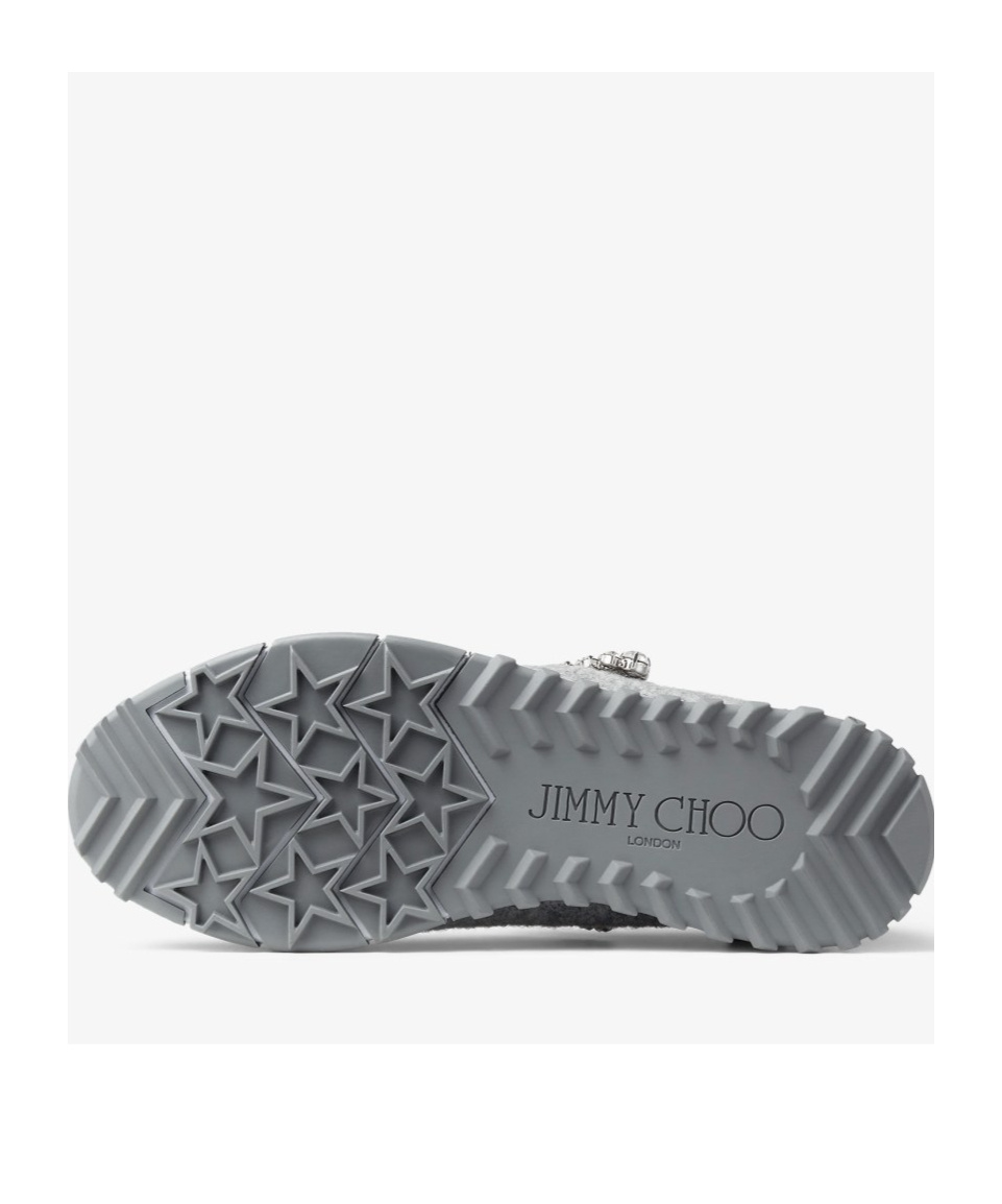 JIMMY CHOO ROUND-HEAD SNEAKERS