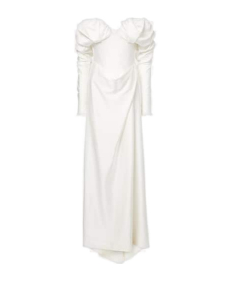 Vivienne Westwood Bridal Ember Off-shoulder Satin Corset Gown In White