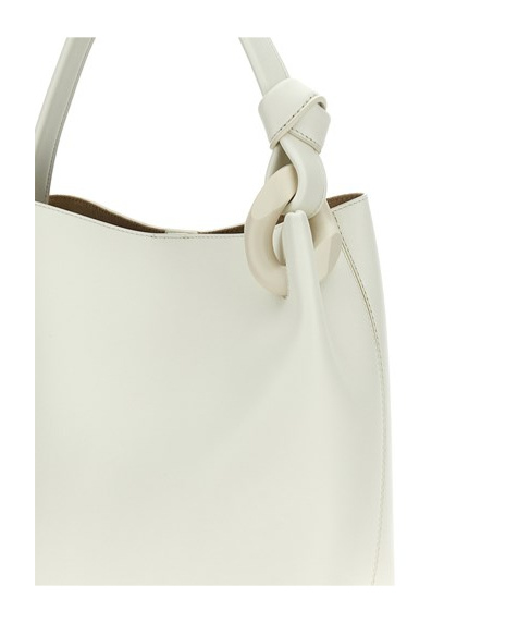 Jw Anderson J.w.anderson 'the Jwa Corner Bucket' Shopping Bag In White