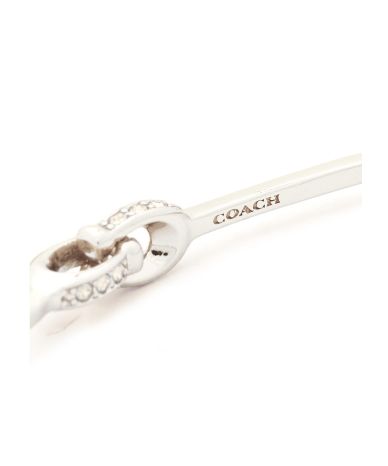 Coach Interlocking Bracelets In White