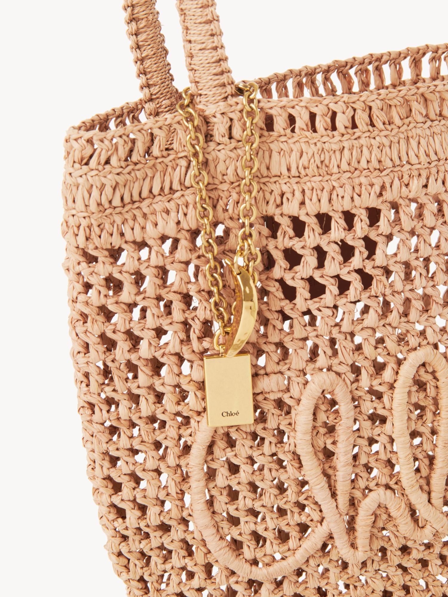 Chloé Small Raffia Tote