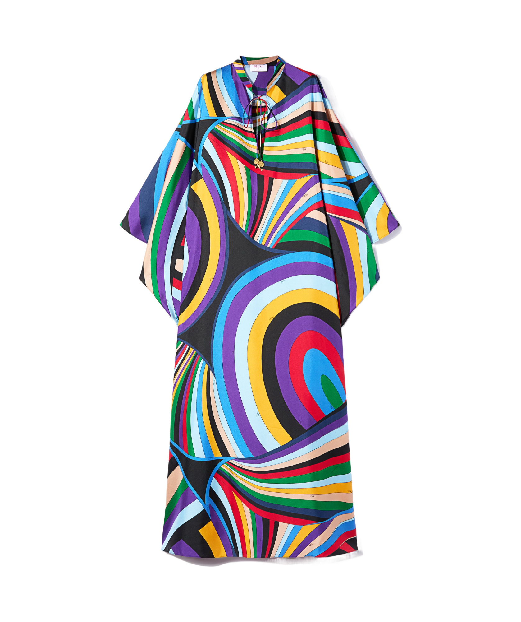 Emilio Pucci Iride-print Kaftan In Multicolor