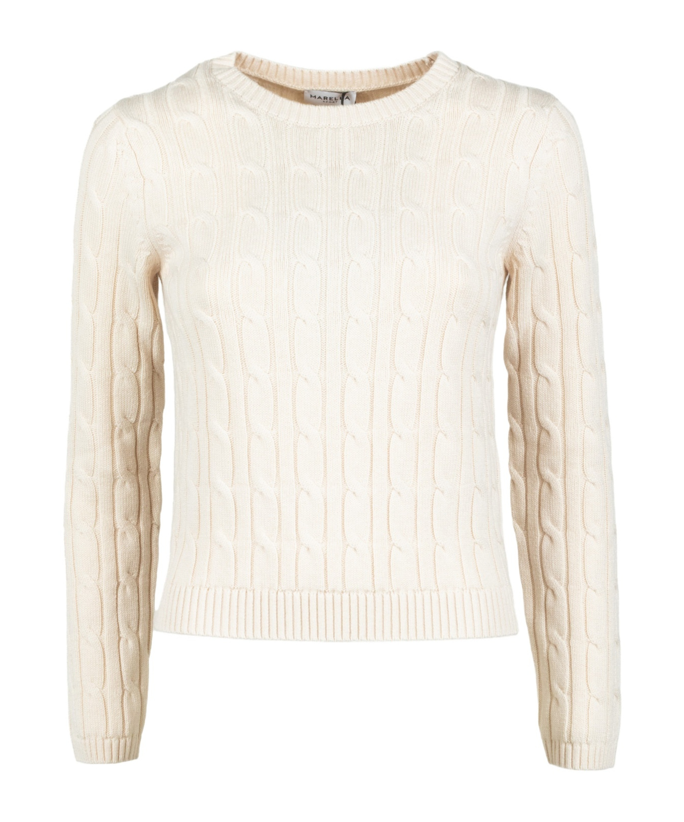 Marella Long-sleeved Pullover In White