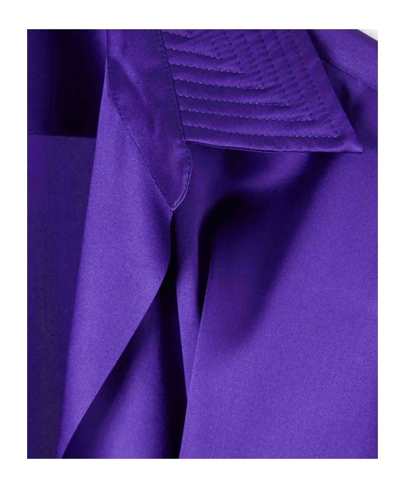 Dries Van Noten Long-sleeved Top In Purple