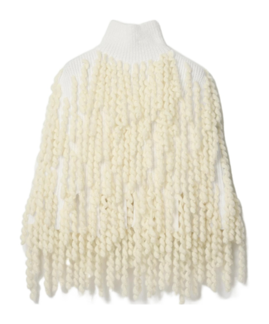 Burberry Wool Mohair Blend Cape In Multi