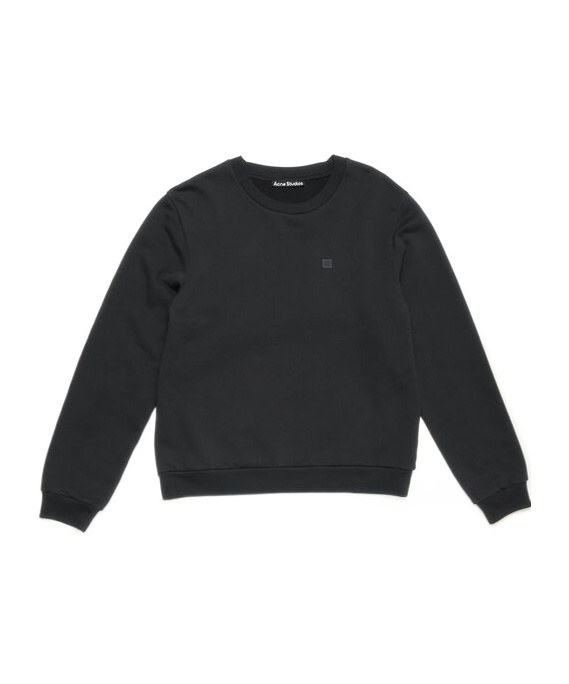 Shop Acne Studios Organic-cotton Sweatshirt In Black
