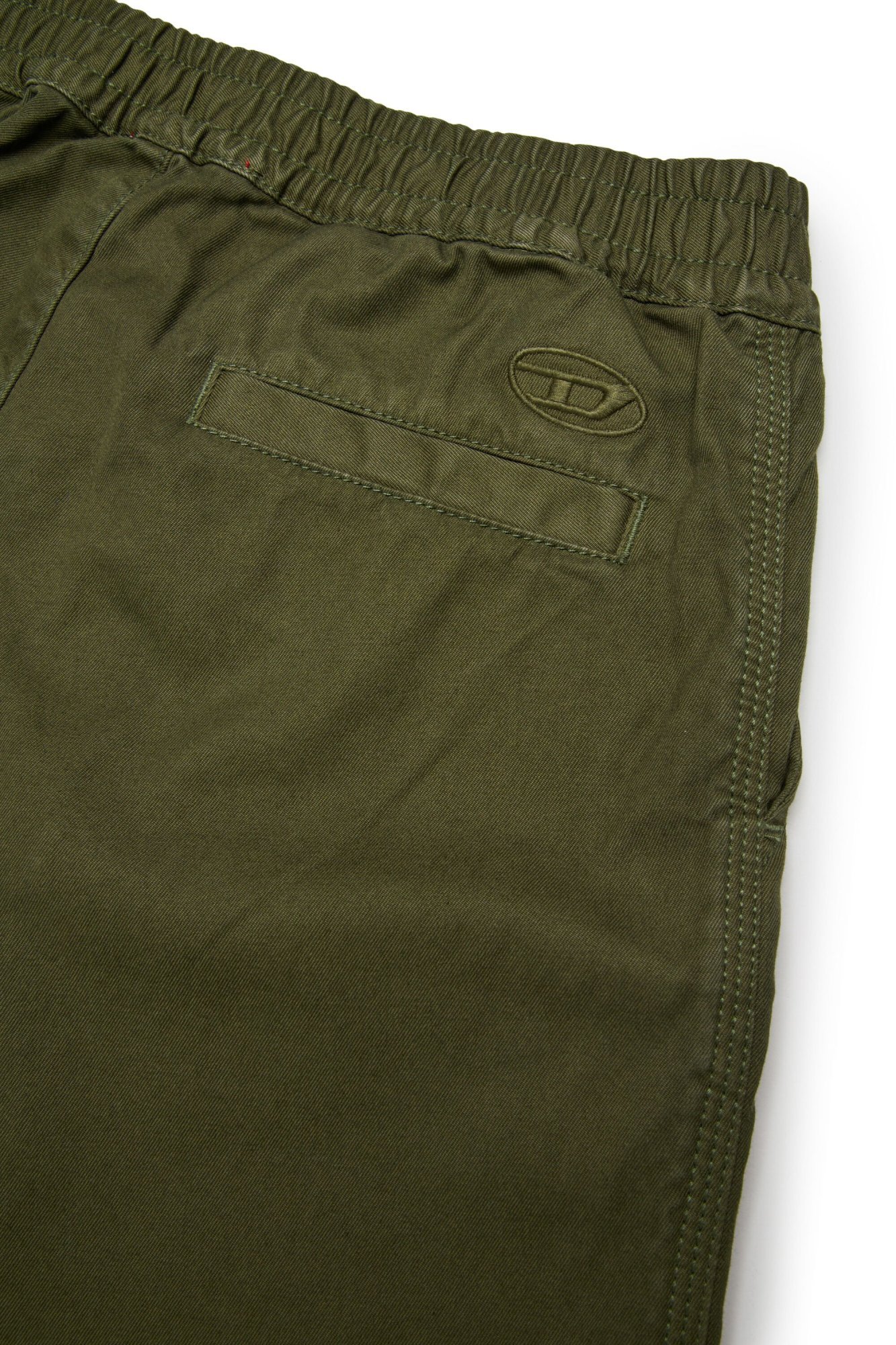 Diesel Cotton Trousers In Green