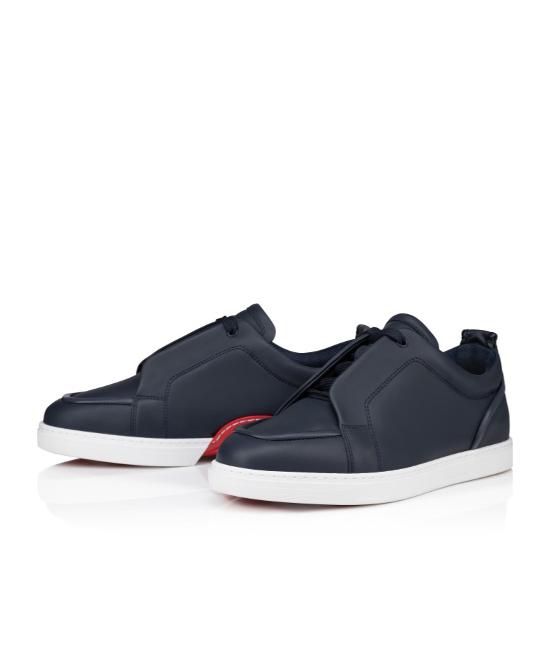 Shop Christian Louboutin Jimmy Low-cut Casual Shoes In Black