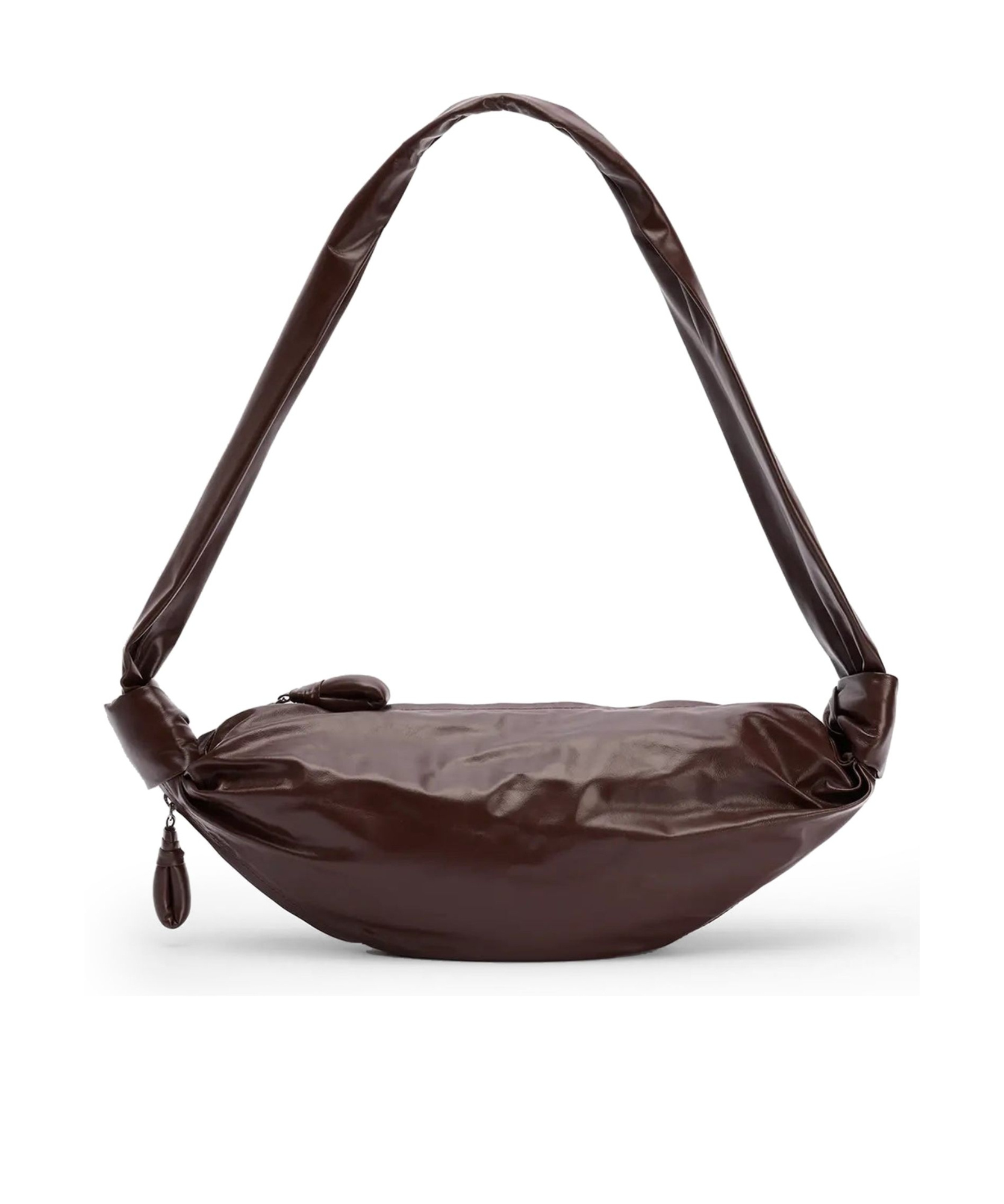 Lemaire Croissant Soft Small Bag In Brown