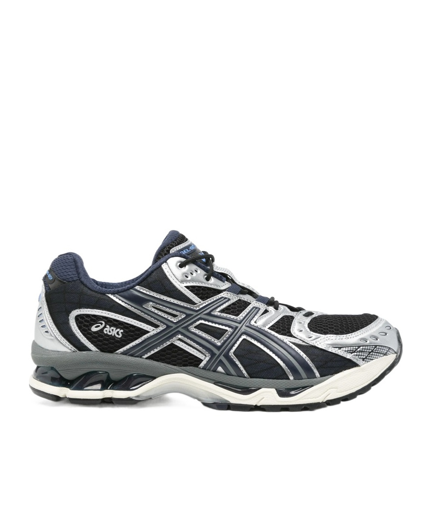 Asics Round Toe Sneakers In Black