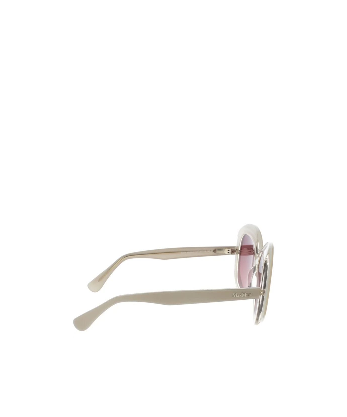 Max Mara Logo Sunglasses In Pink