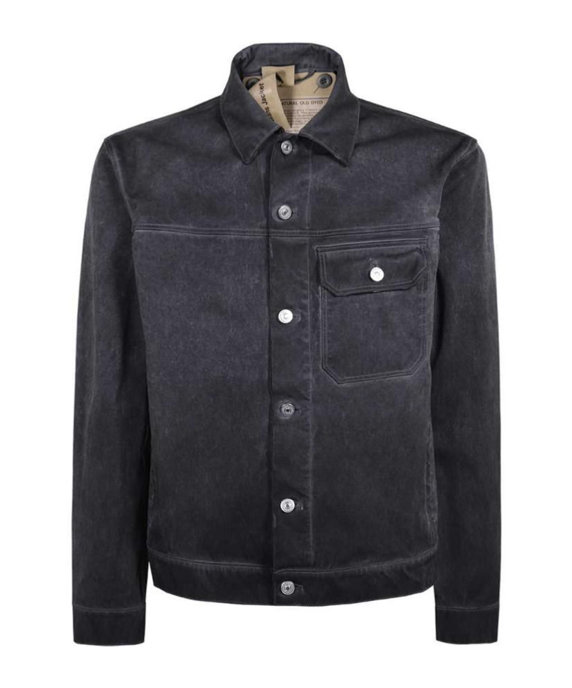 Ten C Long Sleeve Casual Jacket In Black