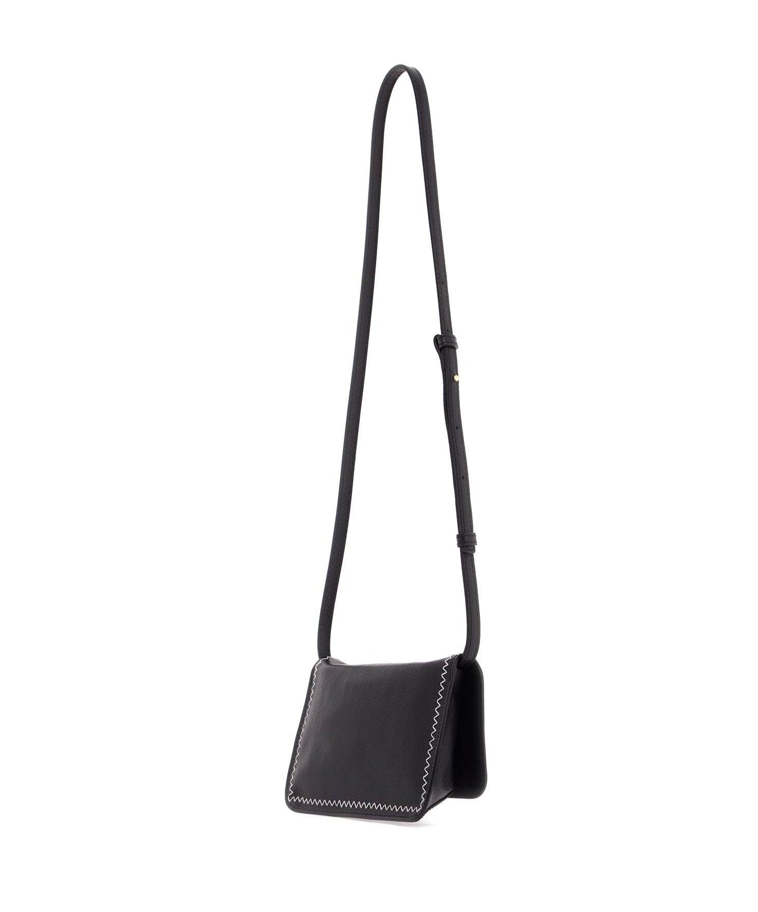 Marni Flap Trunk Shoulder Bag With In Black