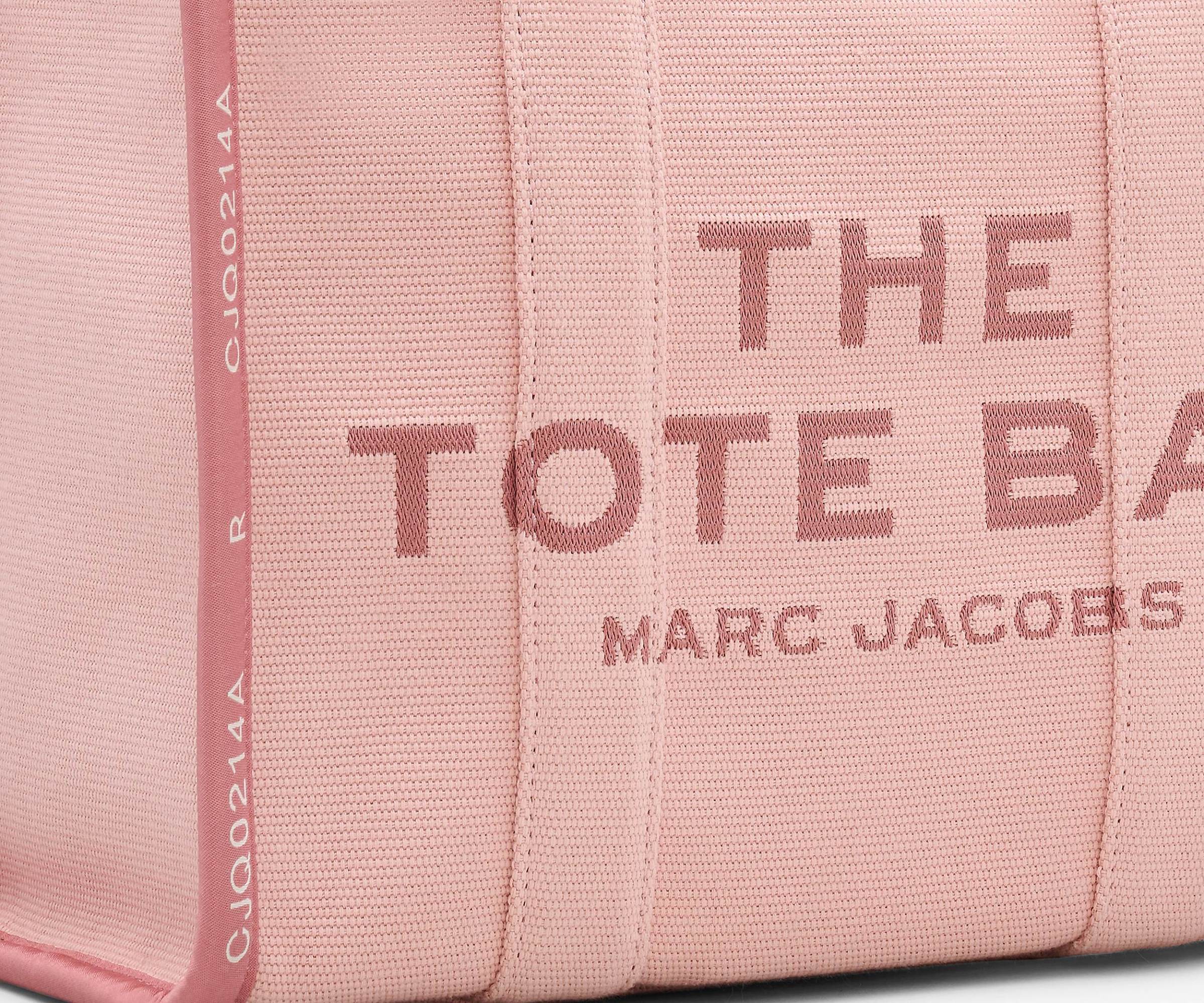Marc Jacobs The Jacquard Small Tote Rose Handbag In Pink