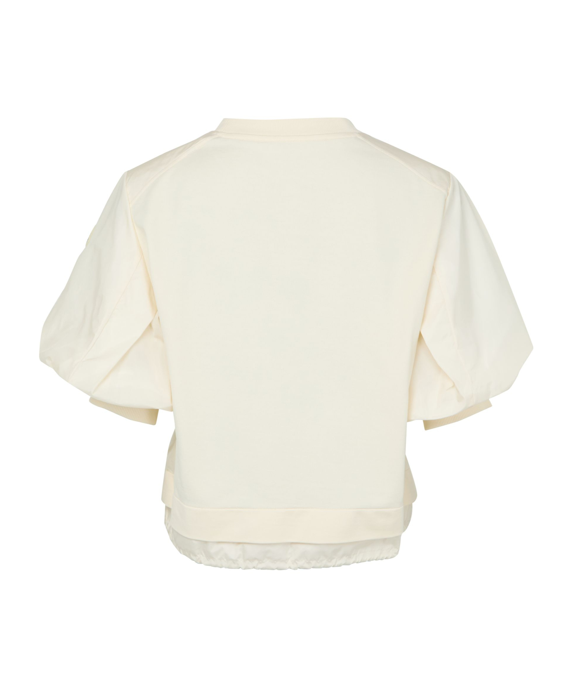 Moncler Short Sleeved T-shirt In Ivory
