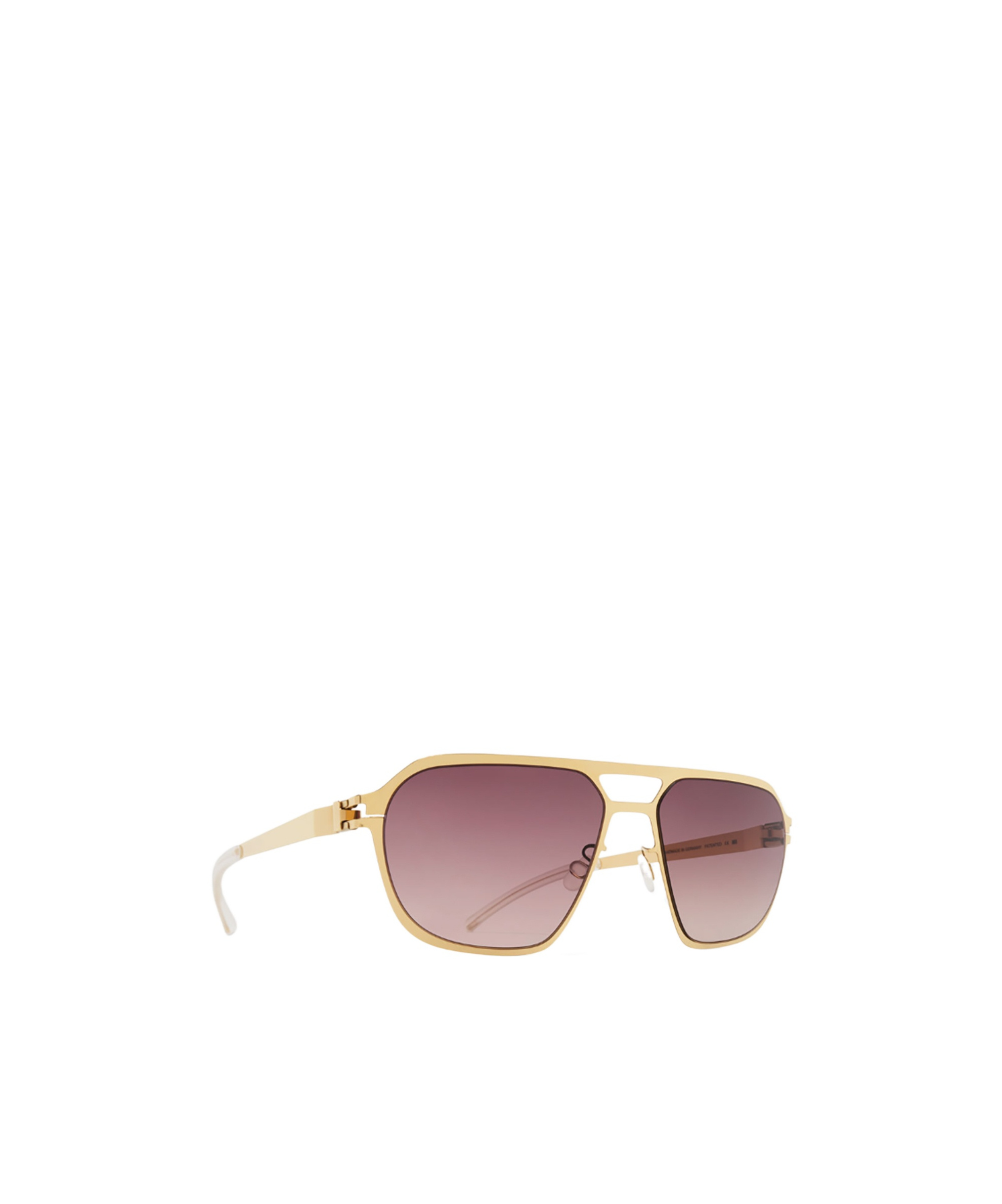 Mykita Geometric Sunglasses In Gold