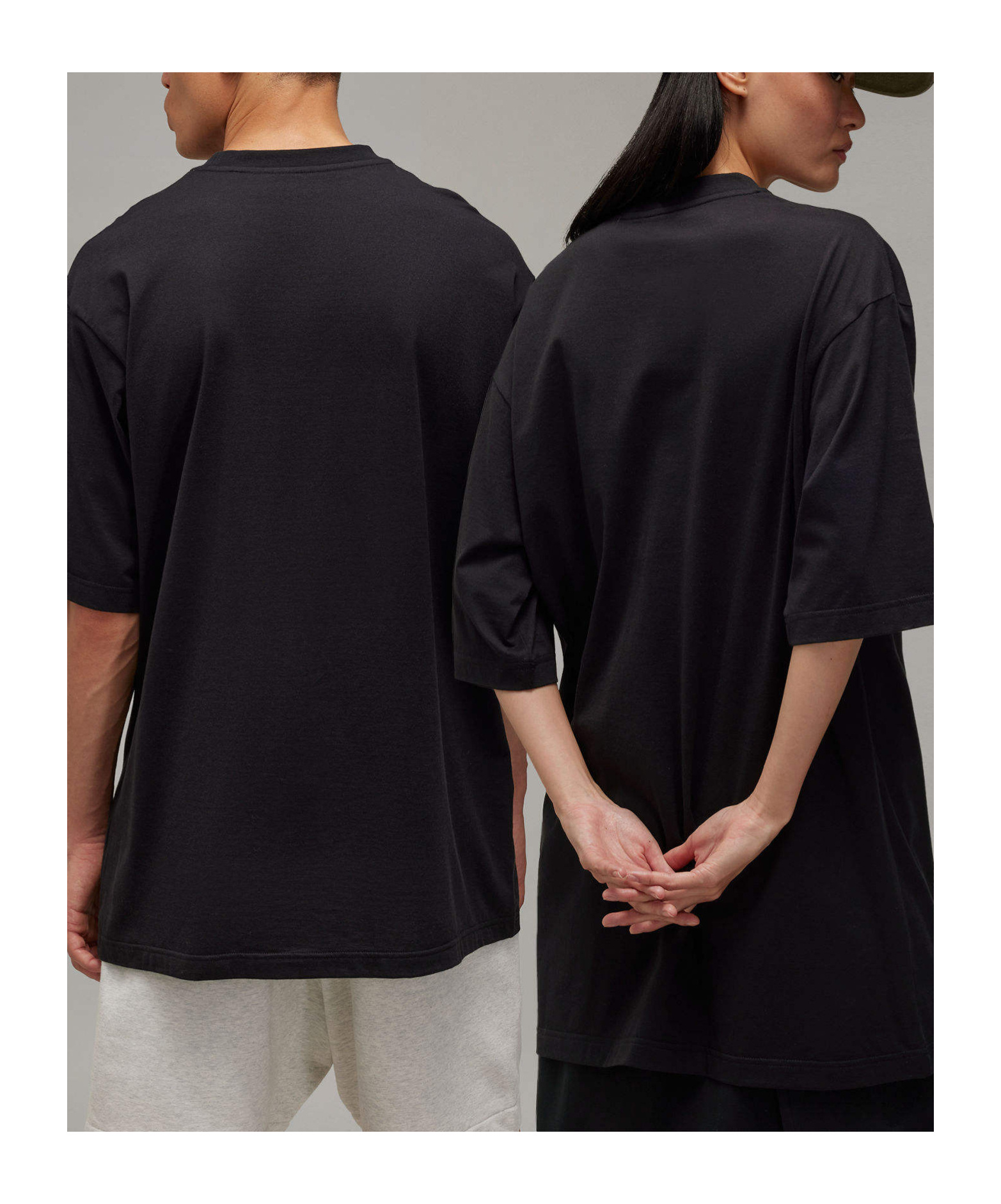 Y-3 M Wo Ss Tee In Black