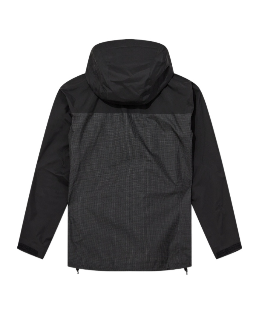 Arc'teryx Alpha Logo-embroidered Hooded Jacket In Black