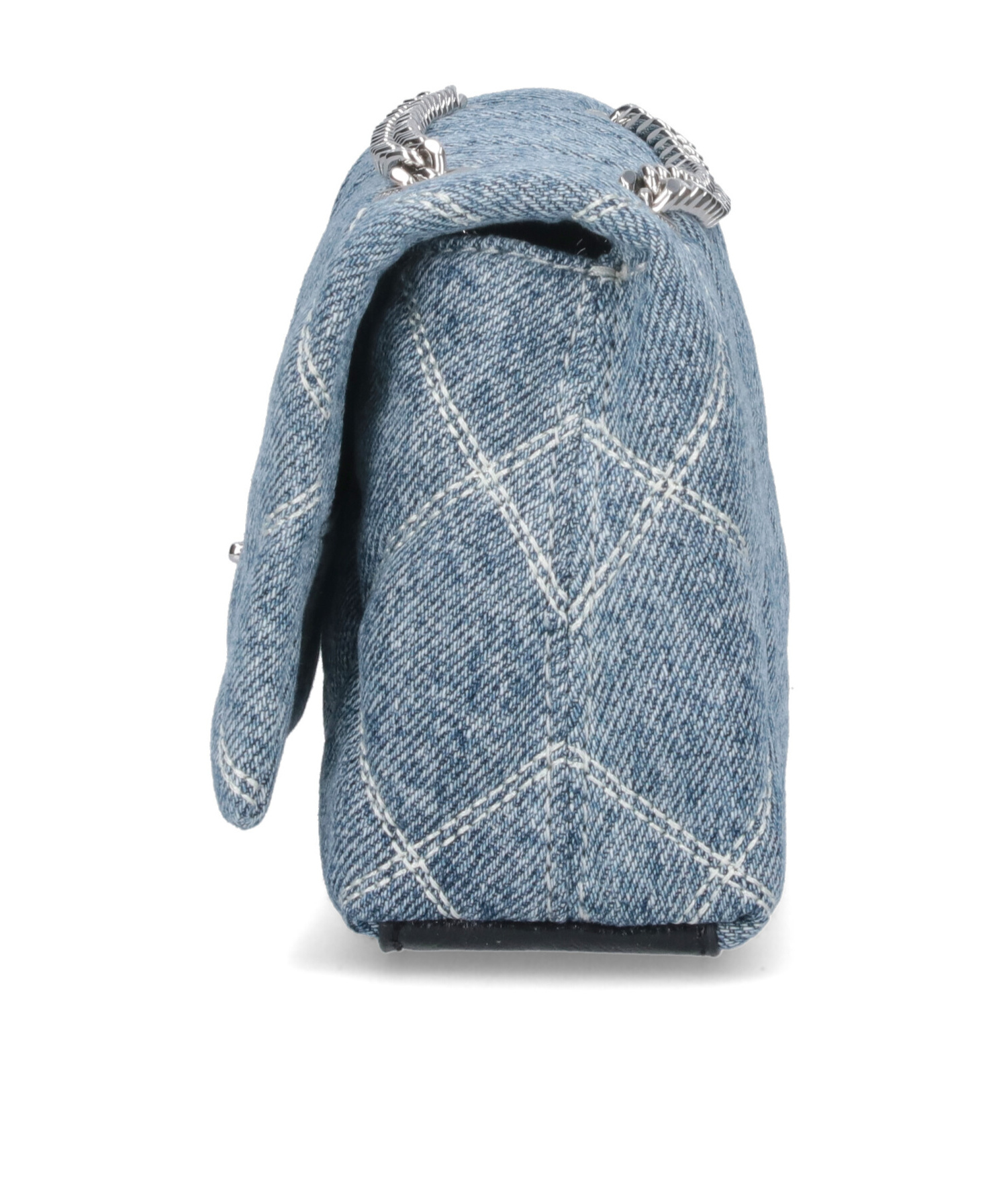Marc Jacobs Dual Quilted Denim Chained Crossbody Bag