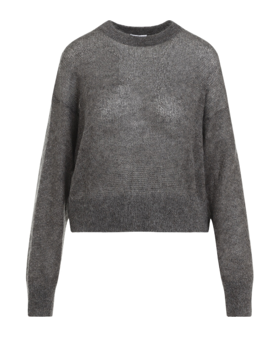 Brunello Cucinelli Women's Mohair Lame Sweater In Black