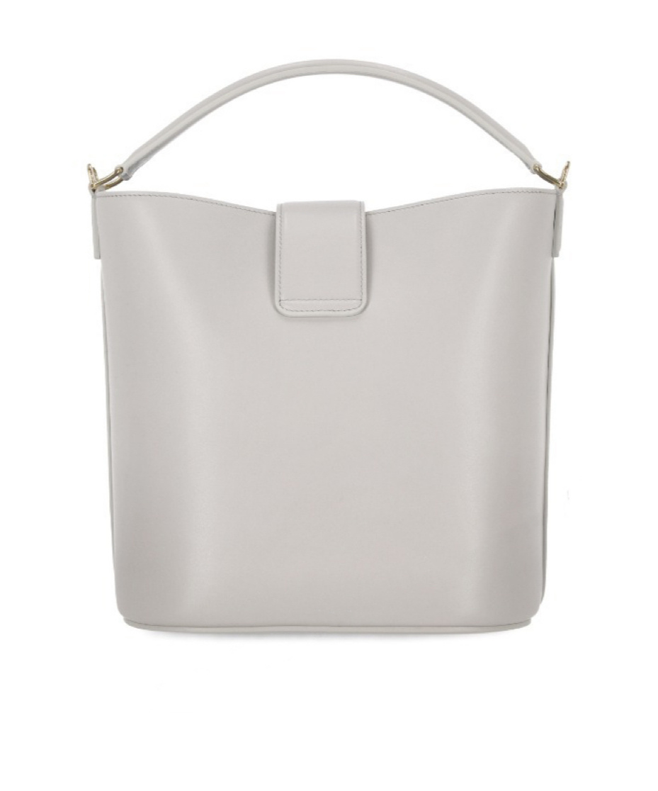 Celine Medium Logo Handbag In White