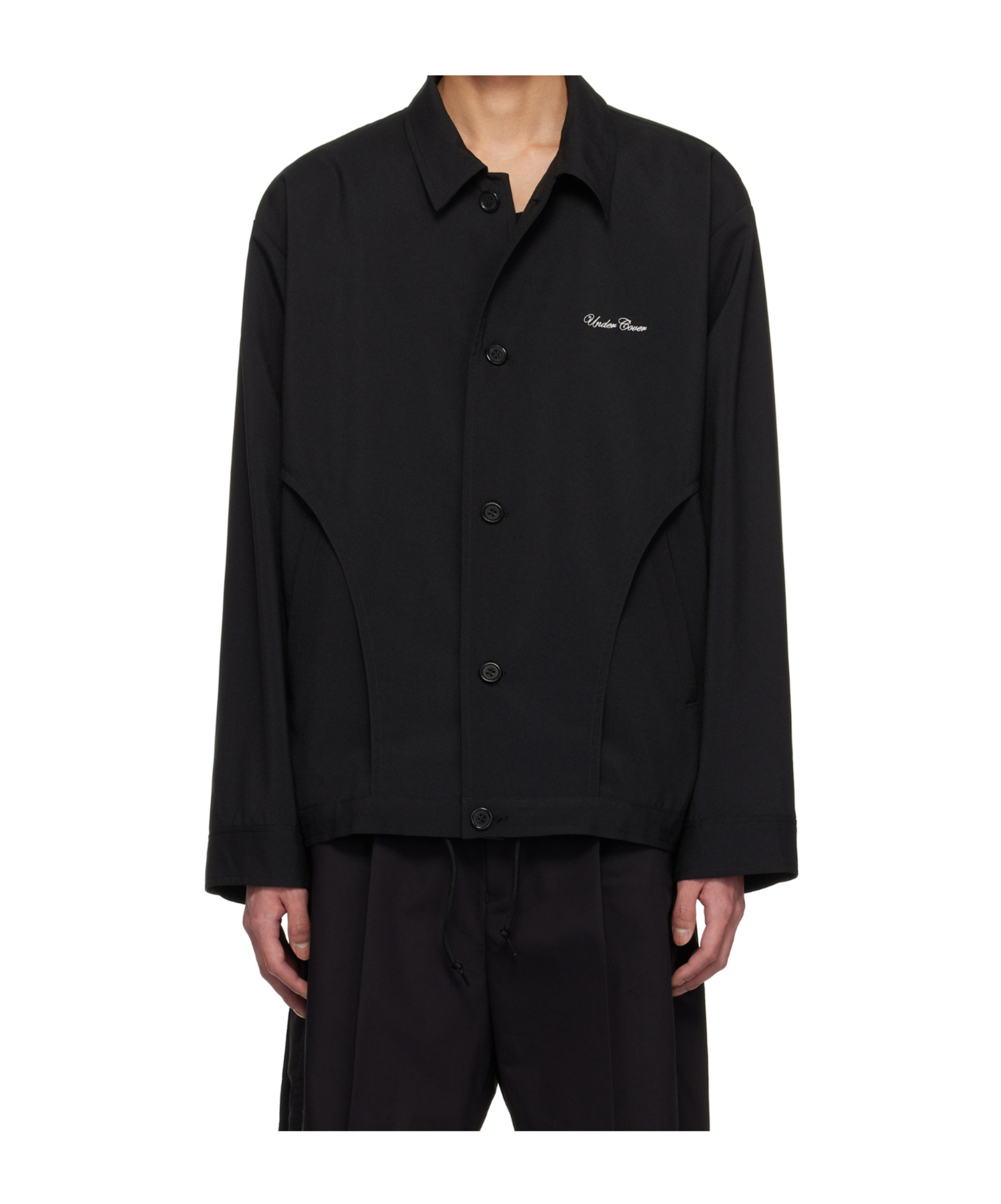 Undercover Long Sleeve Casual Jacket In Black