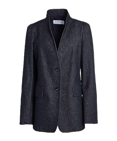 Max Mara Single-breasted Blazer In Black