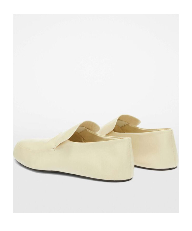 Shop Jil Sander Loafers In Nude
